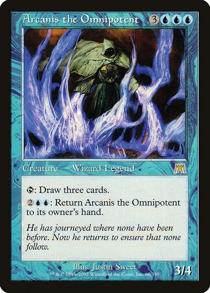 Image for Arcanis the Omnipotent (Onslaught) (66) - Magic: The Gathering