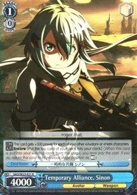 Image for Temporary Alliance, Sinon (Sword Art Online II) (SAO/SE23-E21 R) - Weiss Schwarz