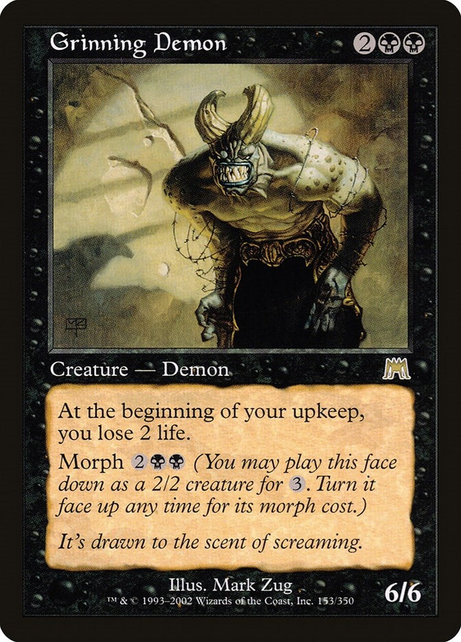 Image for Grinning Demon (Onslaught) (153) - Magic: The Gathering