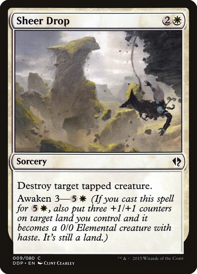 Image for Sheer Drop (Duel Decks: Zendikar vs. Eldrazi) (9) - Magic: The Gathering