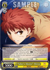 Image for "Saber's Master" Shirou (RRR) (Fate/stay night [Unlimited Blade Works]) (FS/S34-E002R RRR) - Weiss Schwarz
