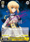 Image for A Knight's Oath, Saber (SP) (Fate/stay night [Unlimited Blade Works]) (FS/S34-E003SP SP) - Weiss Schwarz