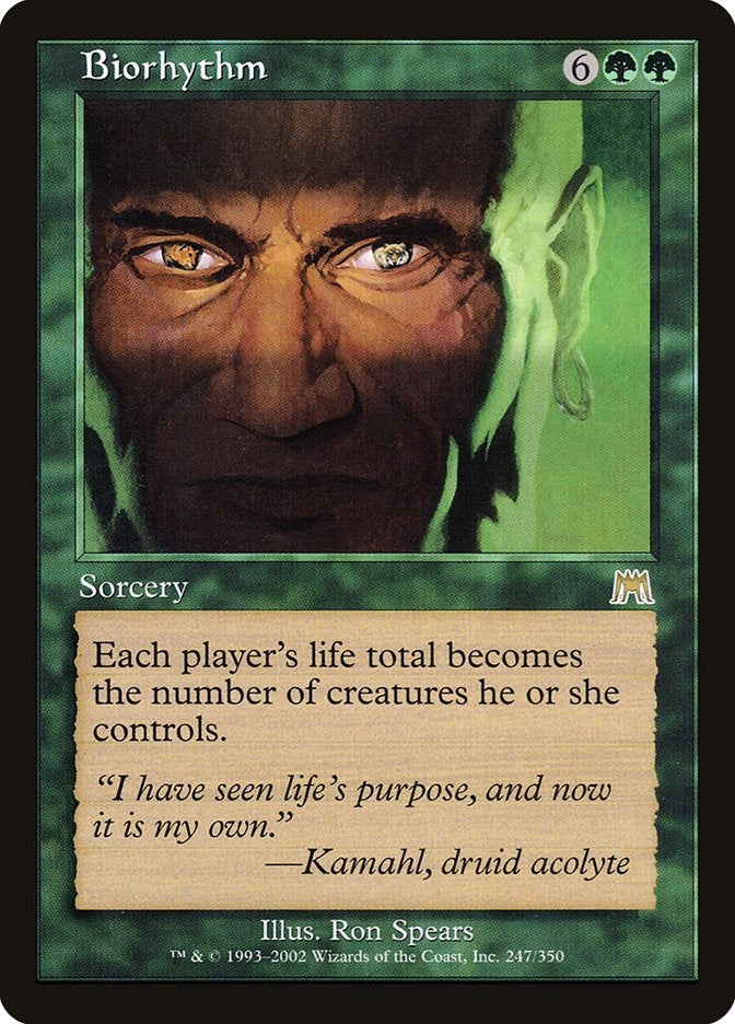 Image for Biorhythm (Onslaught) (247) - Magic: The Gathering