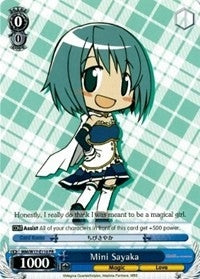 Image for Mini Sayaka (Puella Magi Madoka Magica) (MM/W17-E110 PR) - Weiss Schwarz