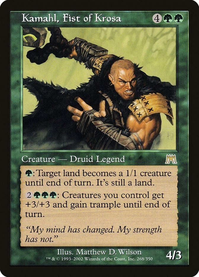 Image for Kamahl, Fist of Krosa (Onslaught) (268) - Magic: The Gathering