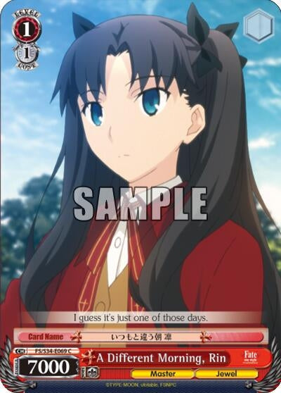 Image for A Different Morning, Rin (Fate/stay night [Unlimited Blade Works]) (FS/S34-E069 C) - Weiss Schwarz
