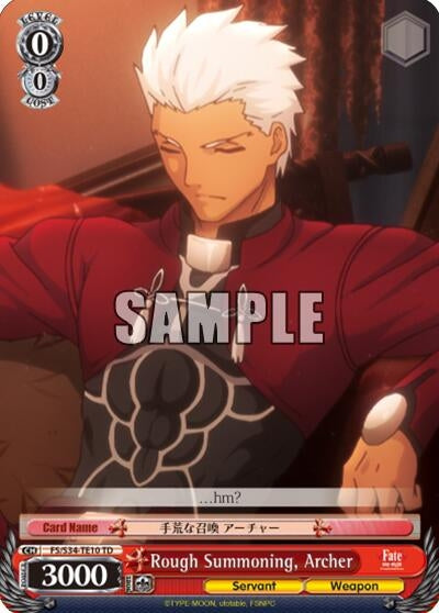 Image for Rough Summoning, Archer (TD) (Fate/stay night [Unlimited Blade Works]) (FS/S34-TE10 TD) - Weiss Schwarz