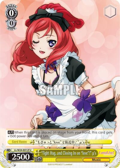 Image for "Tight Hug, and Closing in on "love"!" u's (F) (Love Live!) (LL/W24-E012f U) - Weiss Schwarz