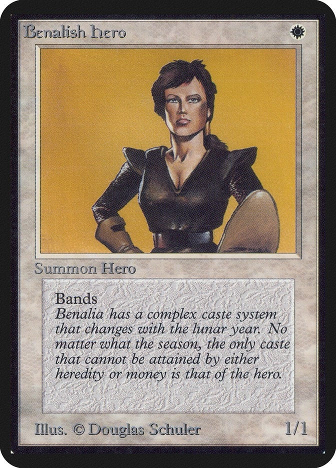 Image for Benalish Hero (Alpha Edition) - Magic: The Gathering