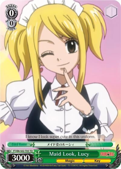 Image for Maid Look, Lucy (Fairy Tail ver.E) (FT/EN-S02-T05 TD) - Weiss Schwarz