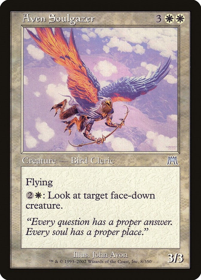 Image for Aven Soulgazer (Onslaught) (8) - Magic: The Gathering
