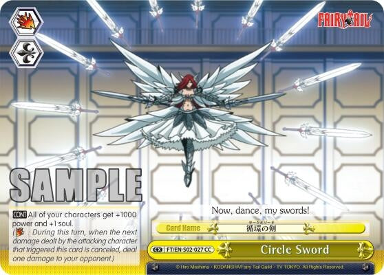 Image for Circle Sword (Fairy Tail ver.E) (FT/EN-S02-027 CC) - Weiss Schwarz
