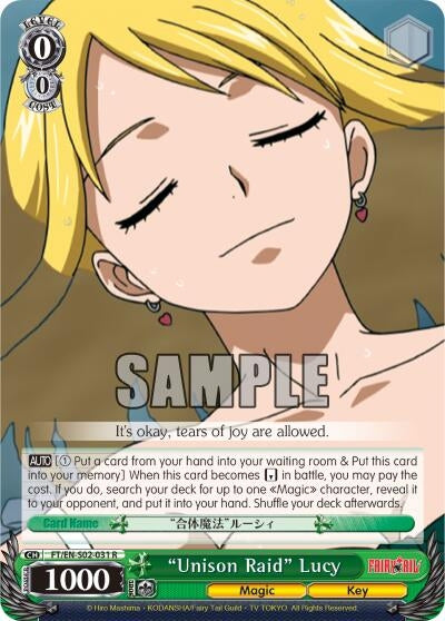 Image for "Unison Raid" Lucy (Fairy Tail ver.E) (FT/EN-S02-031 R) - Weiss Schwarz