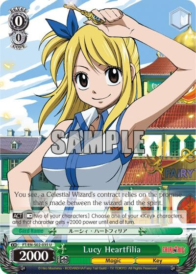 Image for Lucy Heartfilia (Fairy Tail ver.E) (FT/EN-S02-035 U) - Weiss Schwarz