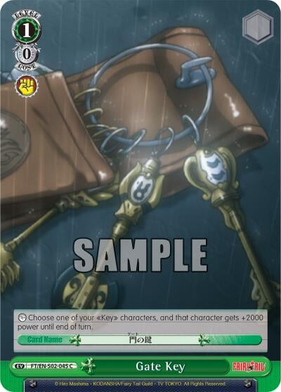 Image for Gate Key (Fairy Tail ver.E) (FT/EN-S02-045 C) - Weiss Schwarz