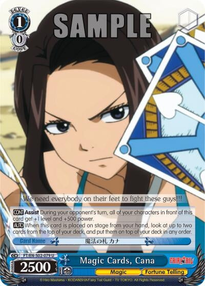 Image for Magic Cards, Cana (Fairy Tail ver.E) (FT/EN-S02-079 U) - Weiss Schwarz