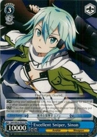 Image for Excellent Sniper, Sinon (Sword Art Online II) (SAO/SE23-TE17 TD) - Weiss Schwarz