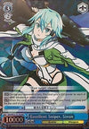Image for Excellent Sniper, Sinon (RRR) (Sword Art Online II) (SAO/SE23-TE17R RRR) - Weiss Schwarz