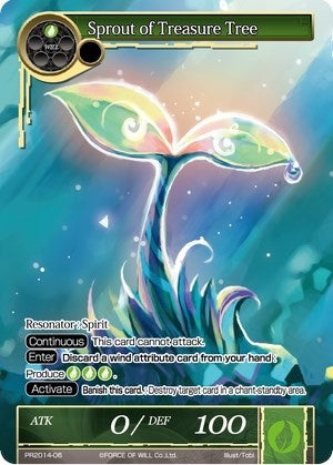 Image for Sprout of Treasure Tree (Promo Cards) (PR2014-06) - Force of Will