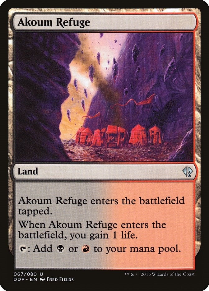 Image for Akoum Refuge (Duel Decks: Zendikar vs. Eldrazi) (67) - Magic: The Gathering
