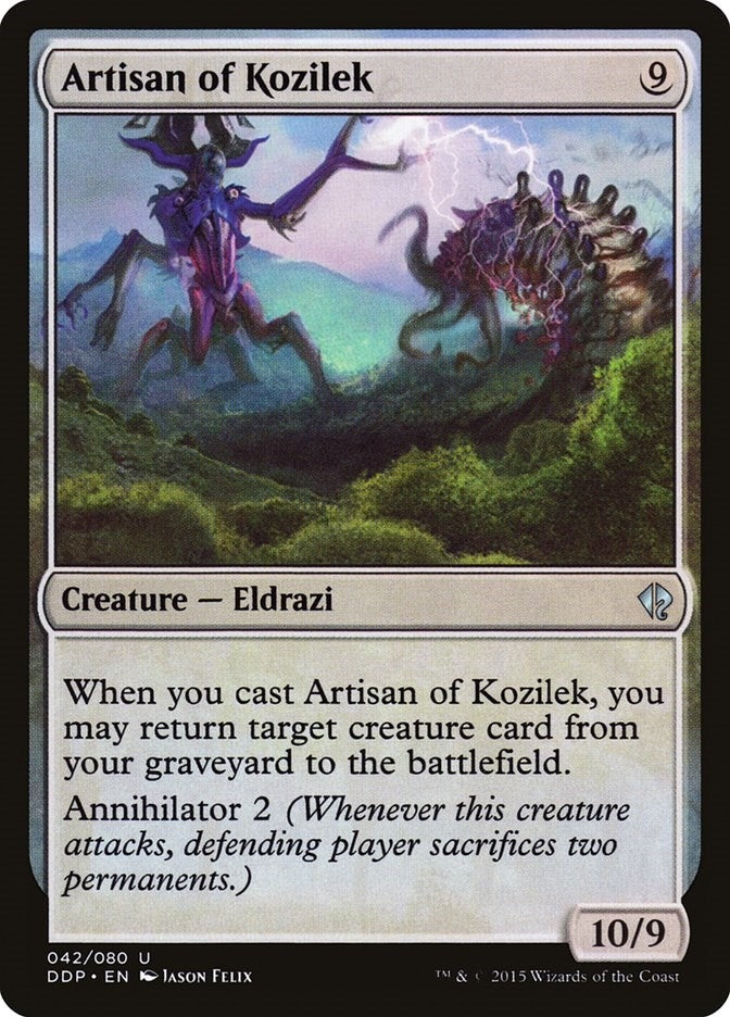 Image for Artisan of Kozilek (Duel Decks: Zendikar vs. Eldrazi) (42) - Magic: The Gathering
