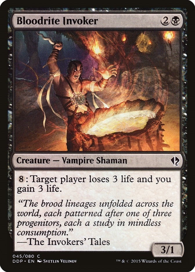 Image for Bloodrite Invoker (Duel Decks: Zendikar vs. Eldrazi) (45) - Magic: The Gathering