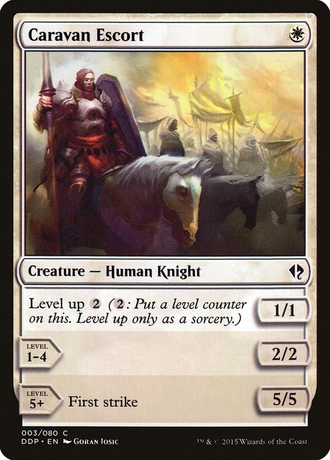 Image for Caravan Escort (Duel Decks: Zendikar vs. Eldrazi) (3) - Magic: The Gathering