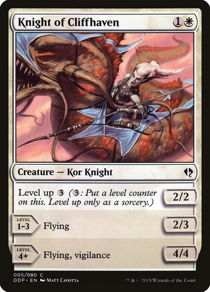 Image for Knight of Cliffhaven (Duel Decks: Zendikar vs. Eldrazi) (5) - Magic: The Gathering