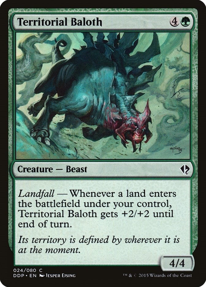 Image for Territorial Baloth (Duel Decks: Zendikar vs. Eldrazi) (24) - Magic: The Gathering
