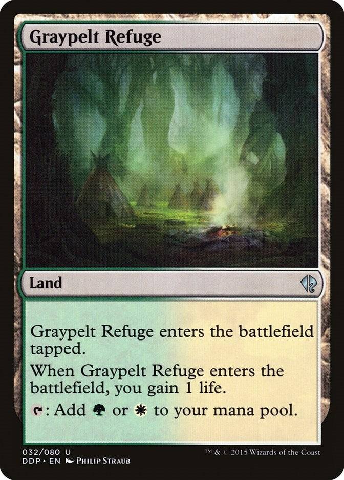 Image for Graypelt Refuge (Duel Decks: Zendikar vs. Eldrazi) (32) - Magic: The Gathering