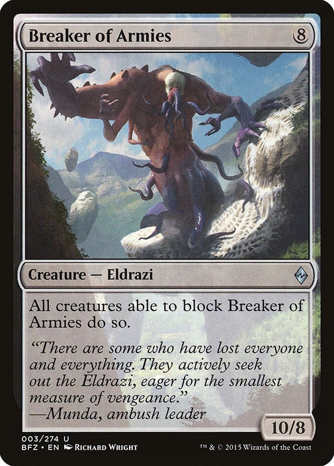 Image for Breaker of Armies (Battle for Zendikar) (3) - Magic: The Gathering