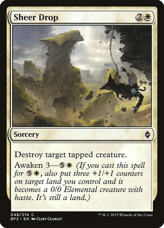 Image for Sheer Drop (Battle for Zendikar) (48) - Magic: The Gathering