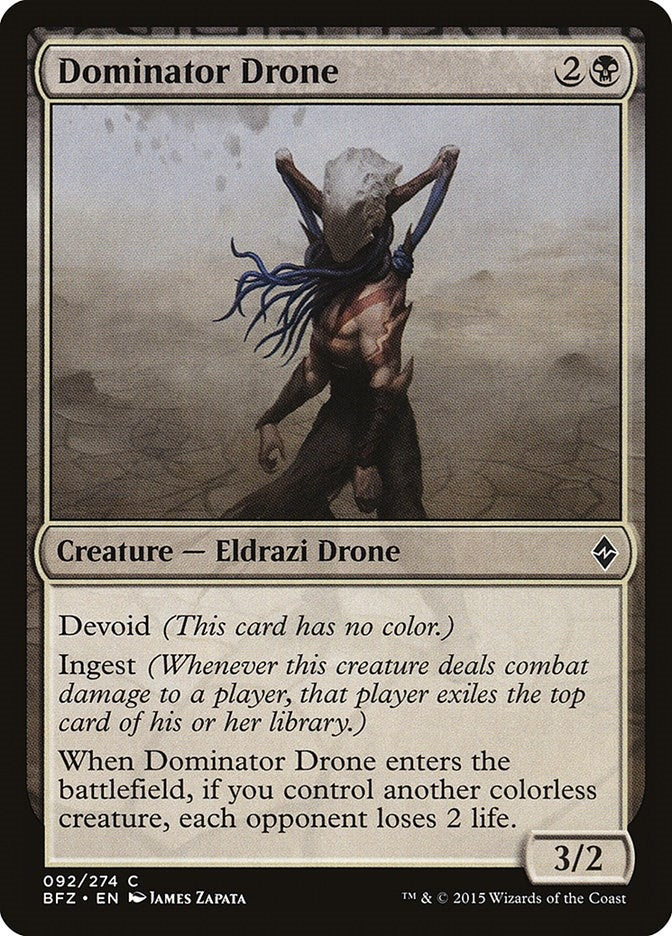 Image for Dominator Drone (Battle for Zendikar) (92) - Magic: The Gathering