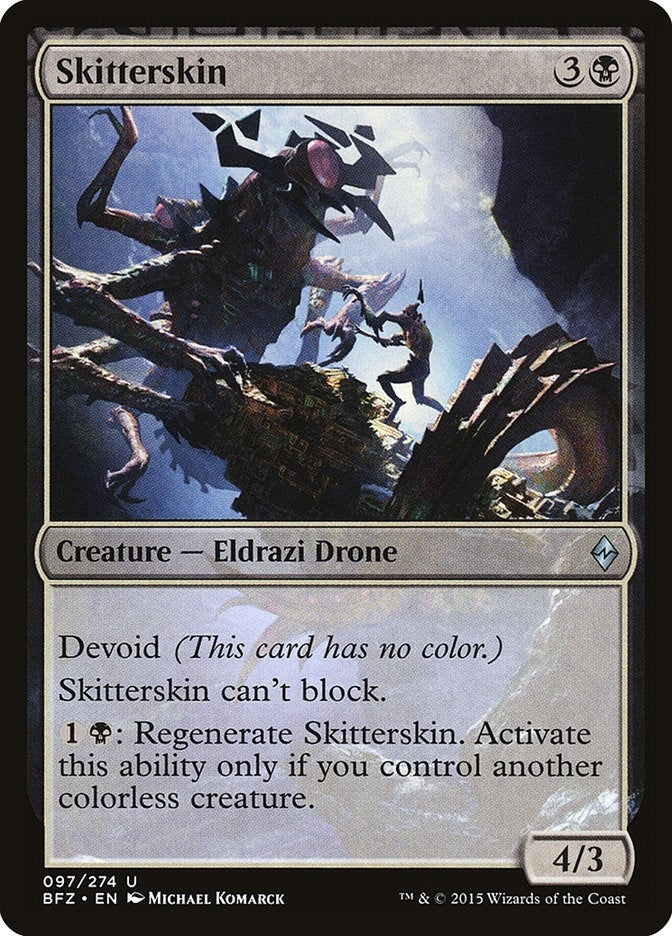 Image for Skitterskin (Battle for Zendikar) (97) - Magic: The Gathering
