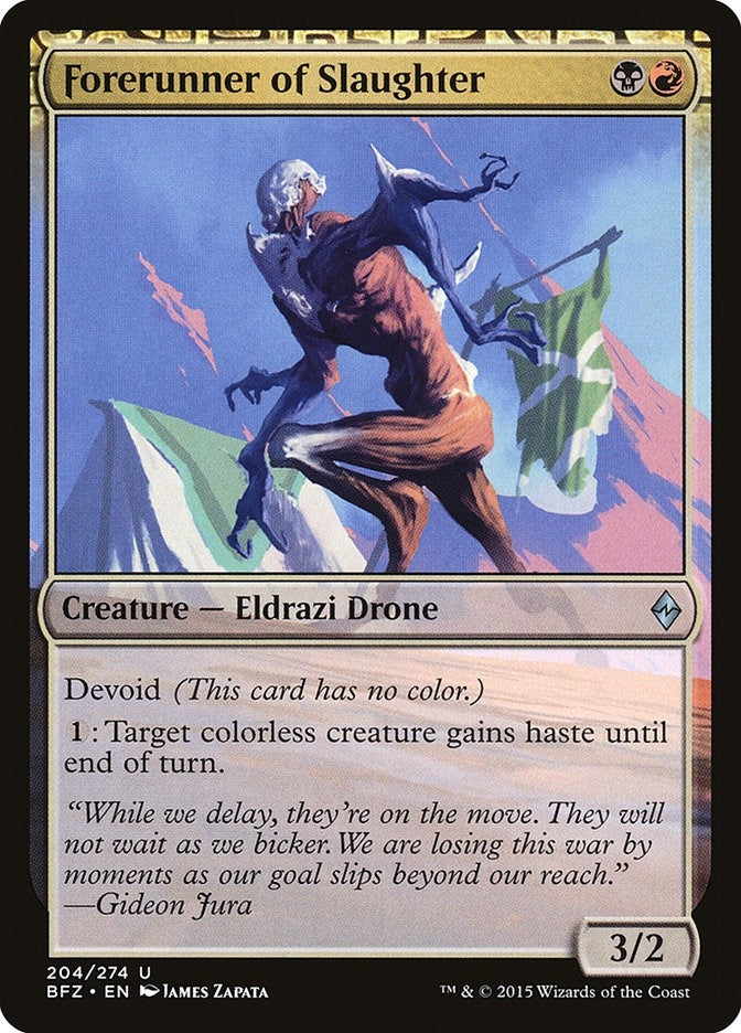 Image for Forerunner of Slaughter (Battle for Zendikar) (204) - Magic: The Gathering