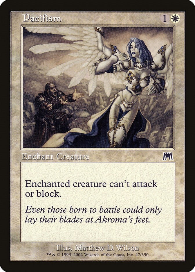 Image for Pacifism (Onslaught) (47) - Magic: The Gathering