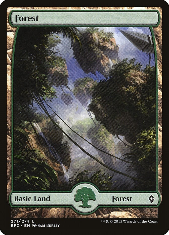 Image for Forest (271) - Full Art (Battle for Zendikar) (271) - Magic: The Gathering