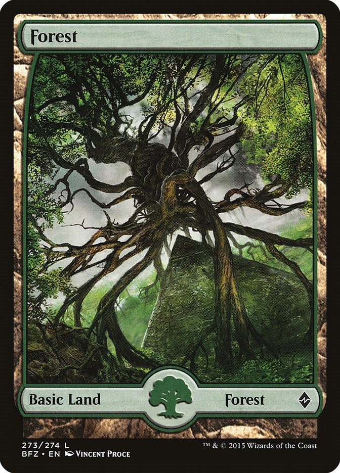 Image for Forest (273) - Full Art (Battle for Zendikar) (273) - Magic: The Gathering