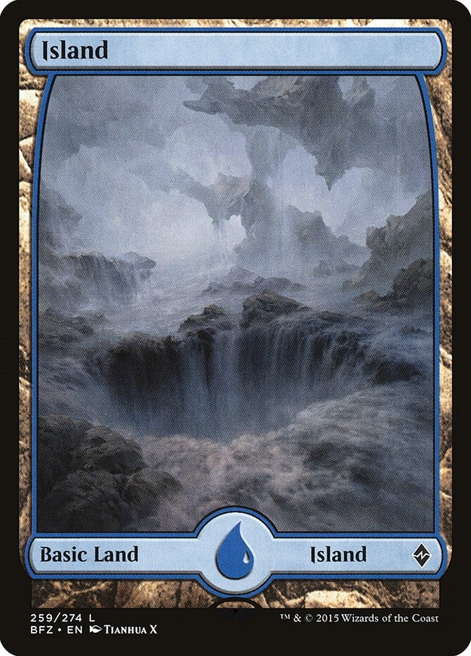 Image for Island (259) - Full Art (Battle for Zendikar) (259) - Magic: The Gathering
