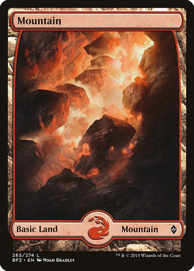 Image for Mountain (265) - Full Art (Battle for Zendikar) (265) - Magic: The Gathering
