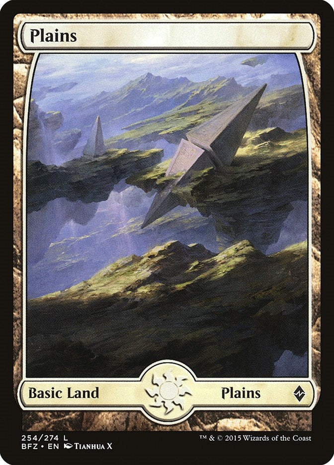 Image for Plains (254) - Full Art (Battle for Zendikar) (254) - Magic: The Gathering