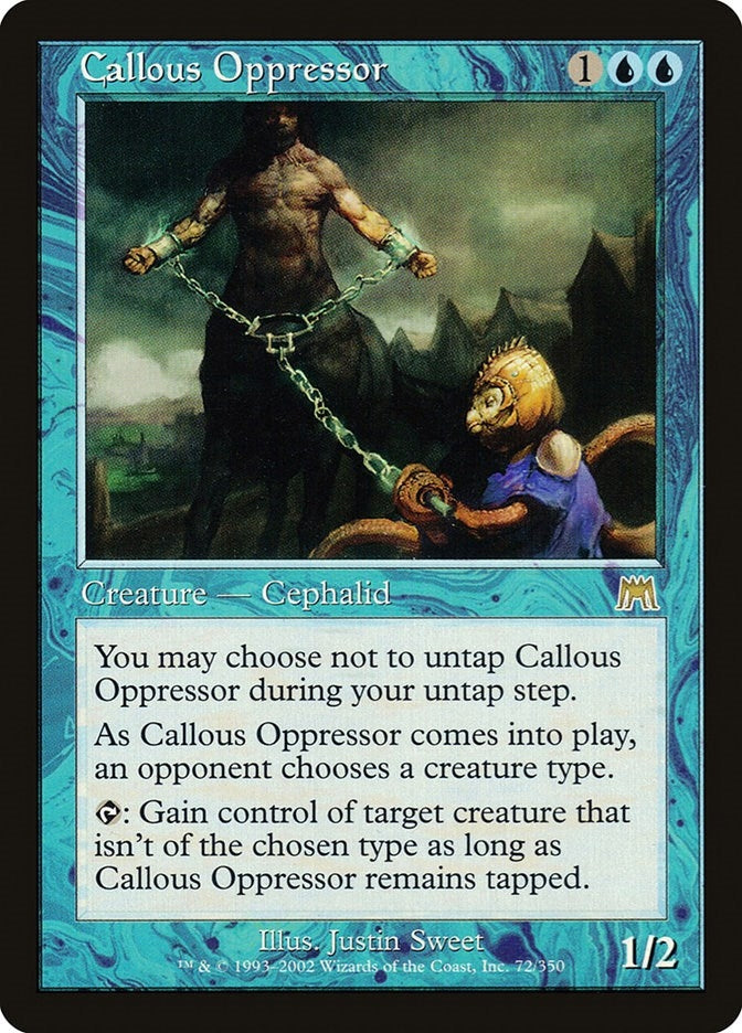 Image for Callous Oppressor (Onslaught) (72) - Magic: The Gathering
