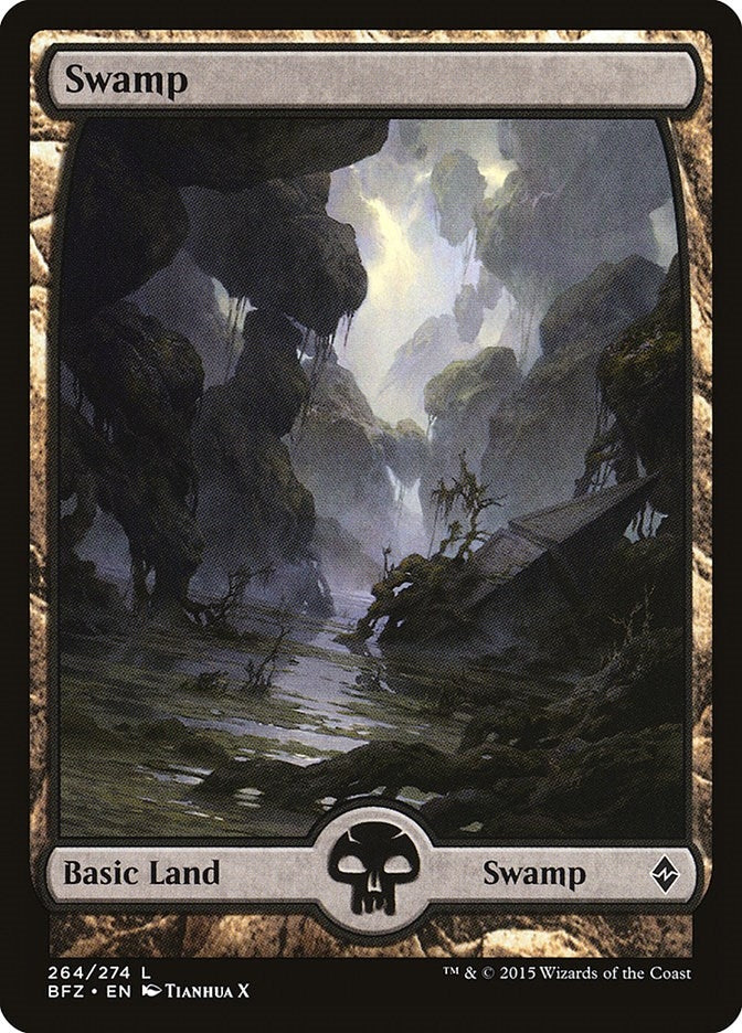 Image for Swamp (264) - Full Art (Battle for Zendikar) (264) - Magic: The Gathering