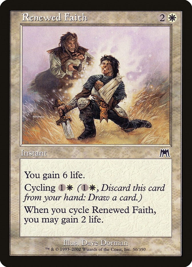 Image for Renewed Faith (Onslaught) (50) - Magic: The Gathering