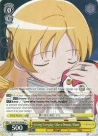 Image for Living Everyday Like a Dream, Mami (Puella Magi Madoka Magica the Movie -Rebellion-) (MM/W35-E008 U) - Weiss Schwarz