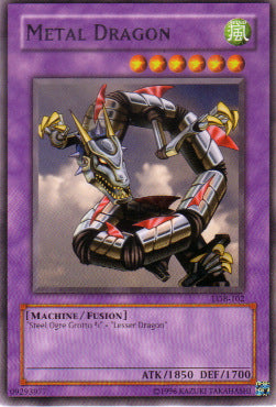 Metal Dragon (V.2 - Rare) - Legend of Blue Eyes White Dragon (Rare) [LOB-102]