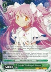 Image for Madoka Thinking of Homura (Puella Magi Madoka Magica the Movie -Rebellion-) (MM/W35-E032 R) - Weiss Schwarz