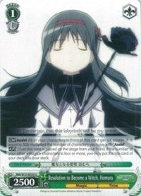 Image for Resolution to Become a Witch, Homura (Puella Magi Madoka Magica the Movie -Rebellion-) (MM/W35-E039 U) - Weiss Schwarz