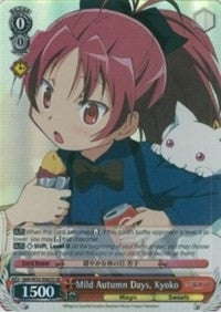 Image for Mild Autumn Days, Kyoko (SR) (Puella Magi Madoka Magica the Movie -Rebellion-) (MM/W35-E063S SR) - Weiss Schwarz