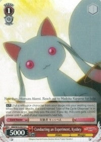 Image for Conducting an Experiment, Kyubey (Puella Magi Madoka Magica the Movie -Rebellion-) (MM/W35-E073 C) - Weiss Schwarz